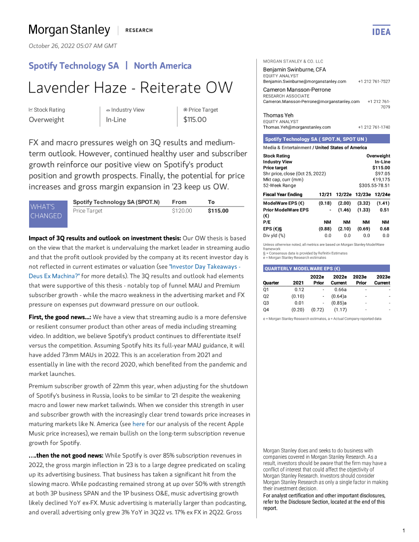 2022-10-26-SPOT.N-Morgan Stanley-Spotify Technology SA Lavender Haze - Reiterate OW-988946562022-10-26-SPOT.N-Morgan Stanley-Spotify Technology SA Lavender Haze - Reiterate OW-98894656_1.png